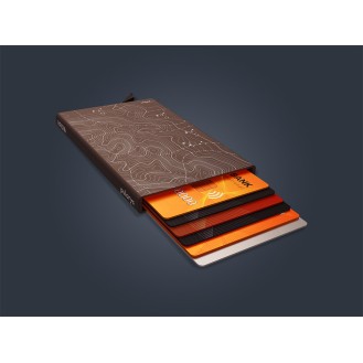 Pularys Zen Cards 192215502 Brown Topo-Graphic Pularys Zen Cards 192215502 Brown Topo-Graphic