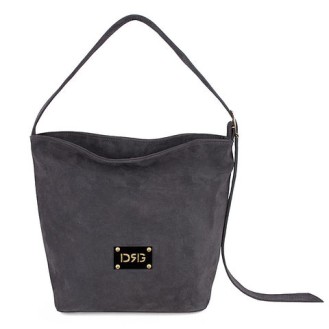 Women's Shoulder and Crossbody Bag 26132-1201 De Raggi Dark Grey