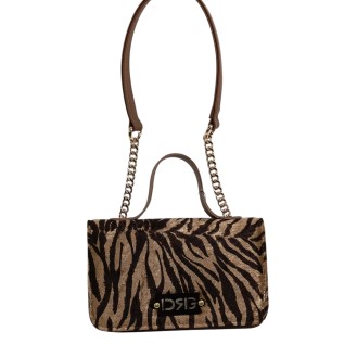 Zebra Icon shoulder bag Brown