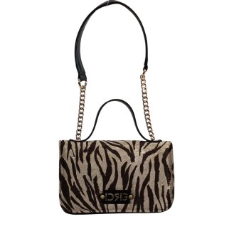 Zebra Icon shoulder bag Black