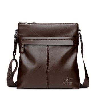 Stylish men's shoulder bag AM360 Brown