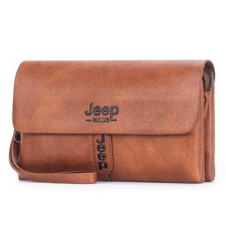 Men's bag with strap JEEP BULUO JLC2024 Khaki