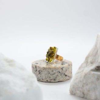  Loudia Ring Wine (olive green)