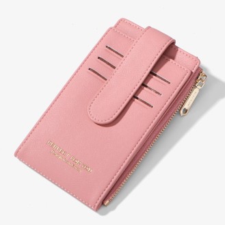 Women's card wallet WEICHEN SKL-008 Dark Pink