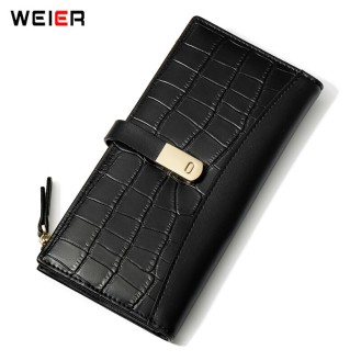 Large capacity women's wallet WEIER Y8804 Black